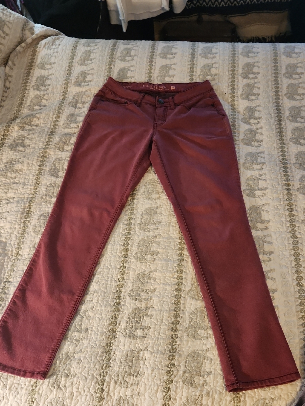 Faded Glory Faded Red Stretch Skinny Pants